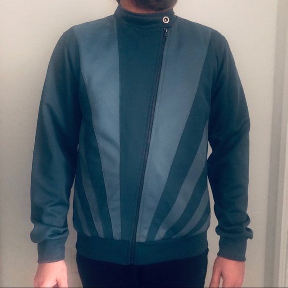 Misericordia Two-Tone Blue Men’s Jacket - Picture 4 of 8